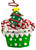 Christmas Ornament - CUPCAKE (3 Asst) -  10CM