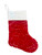 Christmas Stocking - RED WITH TREES