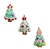 Christmas Ornament - GINGERBREAD TREES (3 Asst) - 10CM