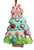 Christmas Ornament - GINGERBREAD TREES (3 Asst) - 10CM