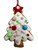 Christmas Ornament - GINGERBREAD TREES (3 Asst) - 10CM