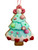 Christmas Ornament - GINGERBREAD TREES (3 Asst) - 10CM