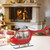 Lantern - HELICOPTER WITH SANTA 47*10*21cm