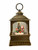 Lantern - Santa & Elf Around Tree 16cm