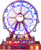 Christmas Village - Ferris Wheel LED, Sound, Movement 50cm