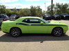 Side of green 2020 Dodge Challenger Side RT Stripes DUEL 15 Shaker 2015-2021 2022 2023