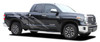 FRENZY | Toyota Tundra Side Body Vinyl Graphics Splash Design Decal Stripes Kit 2015-2021 Premium Auto Striping