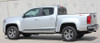 Side of Silver Z71 4X4 Chevy Colorado Rocker Stripes RAMPART 2015-2021 2022