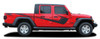 Profile of PARAMOUNT SOLID : Jeep Gladiator Side Body Graphics Decal Stripe Kit for 2020-2021 2022 2023