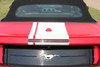 EURO RALLY XL | Ford Mustang Racing Stripes Center Wide Offset Decals