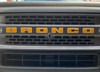 2021 2022 2023 Ford Bronco Front Grill Decal Letters 3M Premium Auto Striping (SCD-8331)