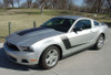 LAUNCH : 2010-2013 Ford Mustang Center Hood and Hockey Side Door Hockey Vinyl Graphic Striping Kit