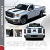 SIERRA RALLY : 2014-2018 GMC Sierra Rally Edition Style Vinyl Graphic Decal Racing Stripe Kit