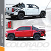 ANTERO : 2015-2018 2019 2020 2021 2022 Chevy Colorado Rear Truck Bed Accent Vinyl Graphic Decal Stripe Kit Wet and Dry Install Vinyl