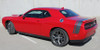 Side View of Red 2018 Dodge Challenger Stripe Options TAIL BAND 2015-2021 2022 2023