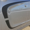 Side of grey SCALLOP COMBO 15 : Dodge Charger C Hood Decals and Side Door Stripe Decals fits 2015-2023