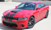 Front view of 2018 Dodge Charger SRT Stripes N CHARGE RALLY 15 2015-2023