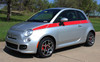 Fiat 500 Custom Side Stripe Graphics 3M SE5 CHECK 2012-2019