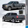 LEAD FOOT : 2015-2018 2019 Ford F-150 Special Edition Appearance Package Style Door Hockey Stripe Vinyl Graphics Decals Kit