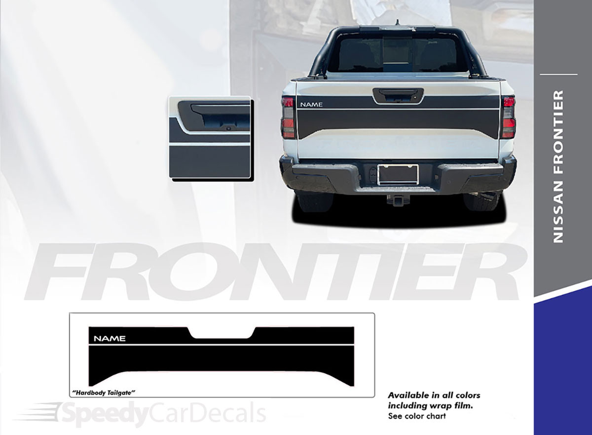 2025 Frontier Tailgate Letters 2025 Frontier Tailgate Letters