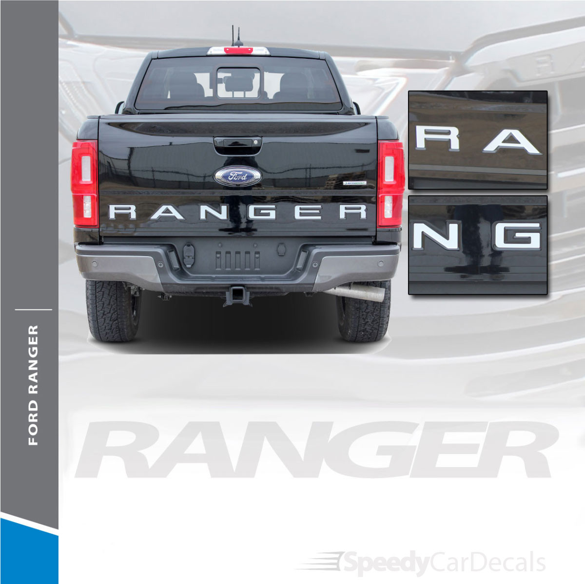 2019 Ford Ranger Tailgate Decals 2019 2020 2021 2022 FORD RANGER TAILGATE