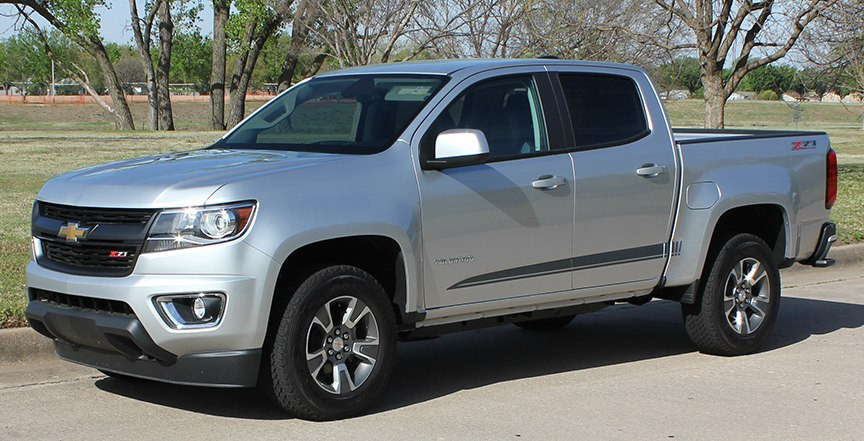 Chevy Colorado Graphics RATON Lower Side Decal Stripes 2015 2016 2017 ...