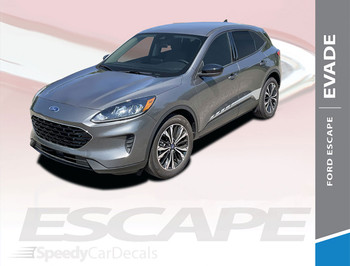 2020-2025 Ford Escape Side Door Stripes Decals EVADE SIDE Vinyl Graphics