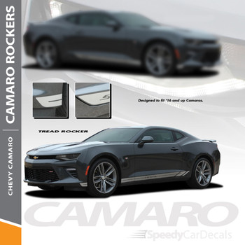 Camaro Graphics TREAD ROCKER 2016-2018 Lower Decals Vinyl Stripe Kit Wet and Dry Install Camaro Graphics TREAD ROCKER 2016-2018 Lower Decals Vinyl Stripe Kit Wet and Dry Install