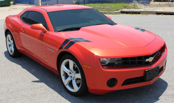 Rally Sport or SS Chevy Camaro Hash Stripes DOUBLE BAR 2009-2015