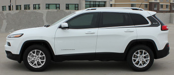 Driver Side of 2018 Jeep Cherokee Body Graphics WARRIOR 2014-2021 Driver Side of 2018 Jeep Cherokee Body Graphics WARRIOR 2014-2021