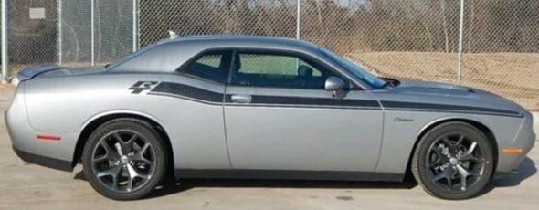 2019 Dodge Challenger Side Stripes DUEL 15 2015-2020 2021 2022 2023