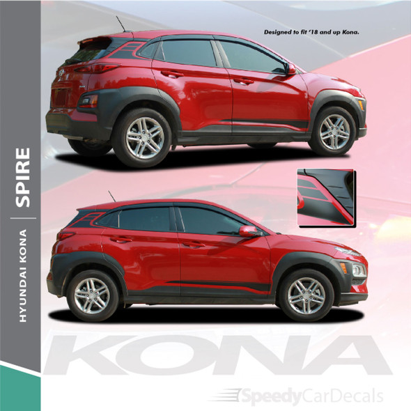 Hyundai Kona Stripes SPIRE KIT 2018-2023