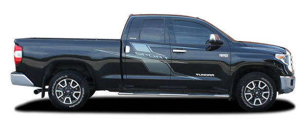 Side of 2021 Toyota Tundra Side Door Graphics AXIS SPORT 2015-2021