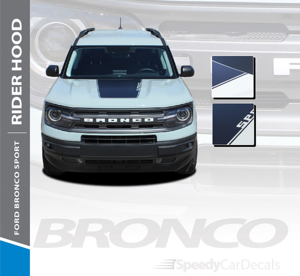 NEW Ford Bronco Hood Stripes RIDER HOOD 2021 and up All Models
