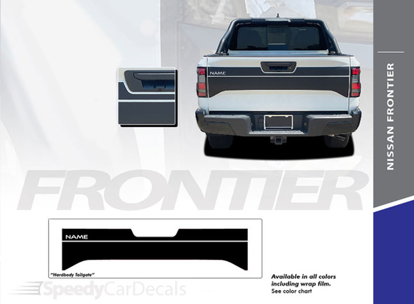 Flyer for  Tailgate Stripe For Nissan Frontier Pickup 2022-2024