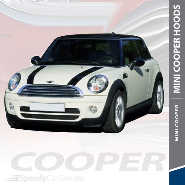 COUNTRYMAN | Mini Cooper Racing Hood Decals 2010-2016 3M Wet Install and Avery Dry Install
