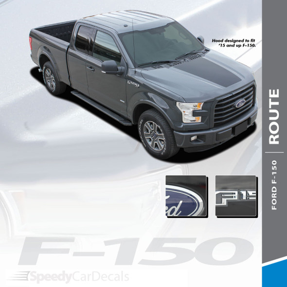 Hood Graphic for 2018 Ford F150 ROUTE HOOD 2015-2019 2020