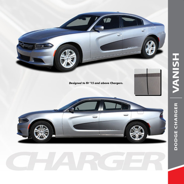 2018 Dodge Charger Side Graphic Stripes VANISH 2015-2023
