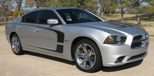 Side of 2013 Dodge Charger RT Decals Body Kit C STRIPE 2011 2012 2013 2014