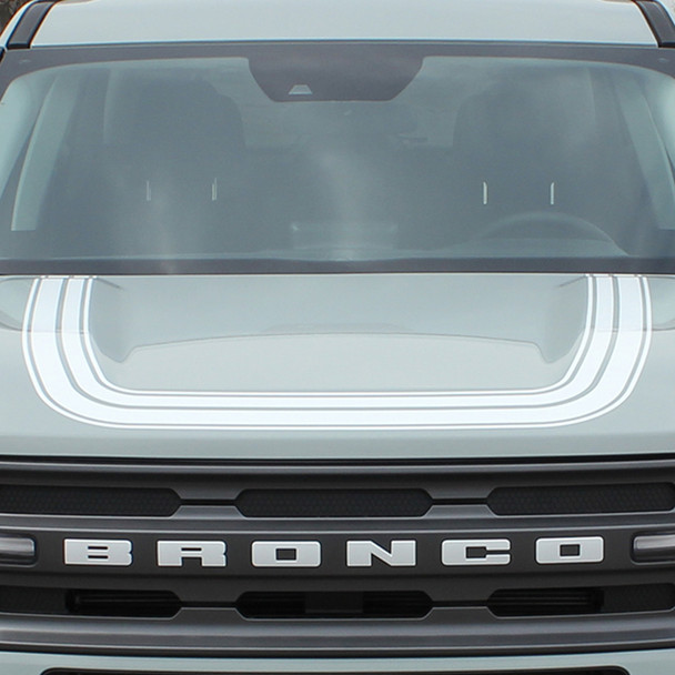 2021 2022 2023 Ford Bronco Hood Stripe Decals REVIVE HOOD All Models