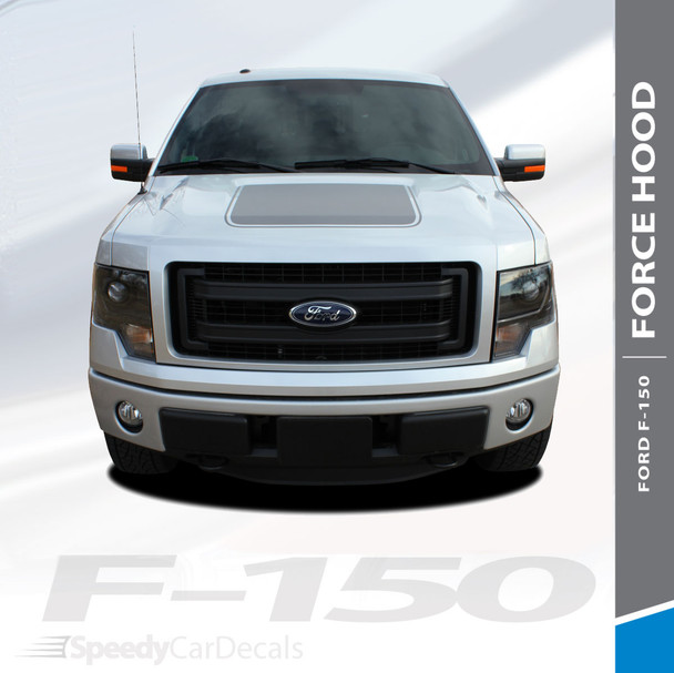 FORCE HOOD DIGITAL : 2009-2014 Ford F-150 Hood "Appearance Package Style" Vinyl Graphic Screen Print Decal Kit