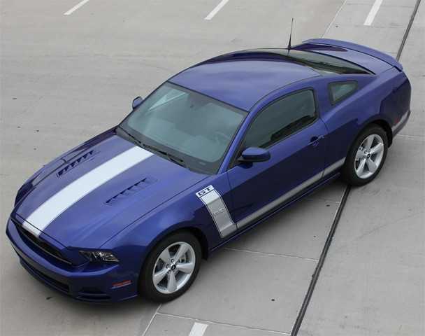 Center Hood and Side Stripes for Mustang 3M PRIME 2 2013-2014