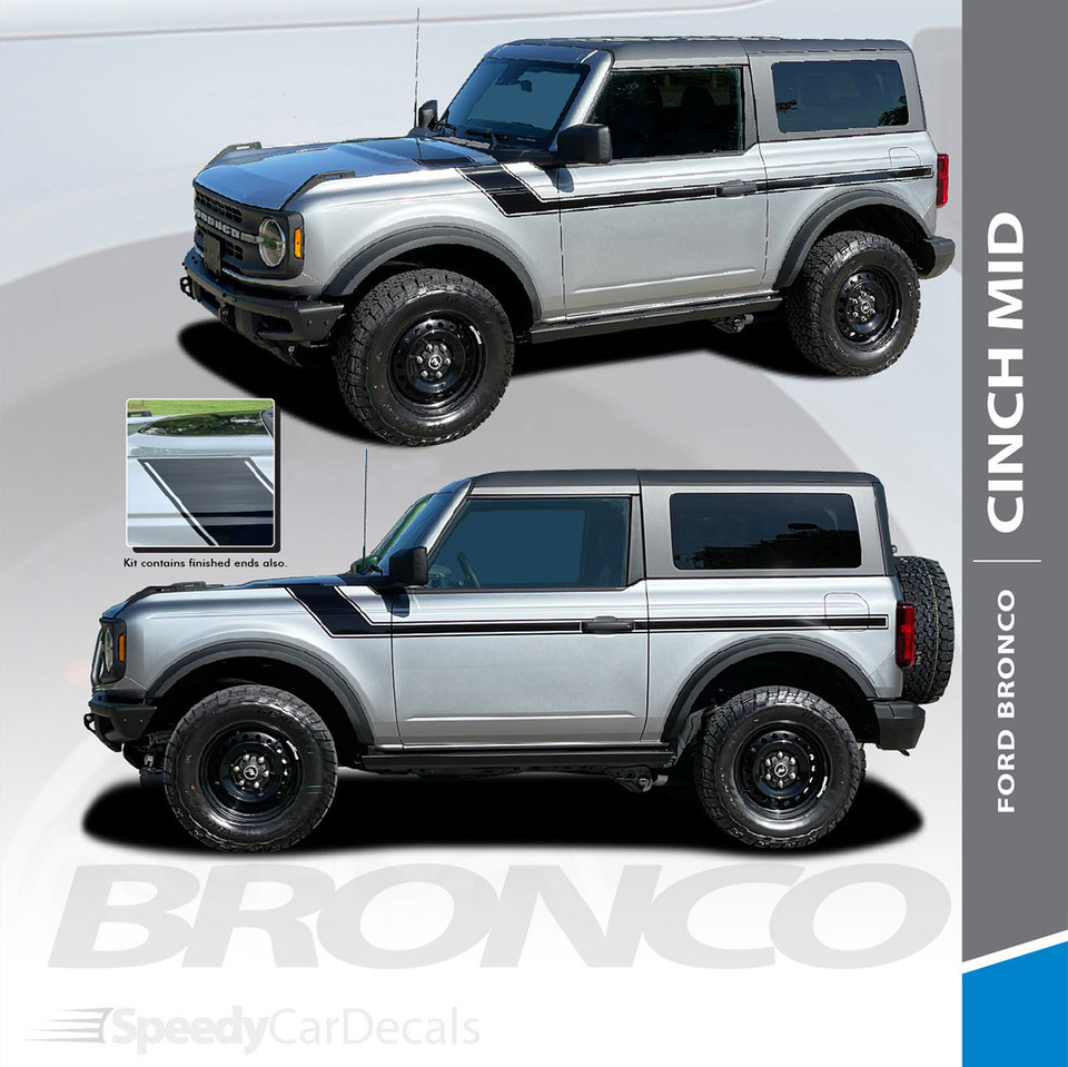 Ford Bronco Stripe Kits by Style | Bronco Decals | Bronco Graphics | SCD