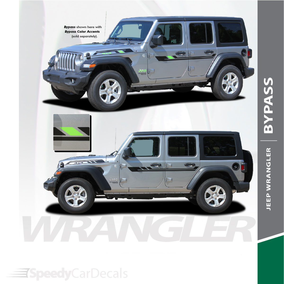 Jeep Wrangler BYPASS Side Stripes