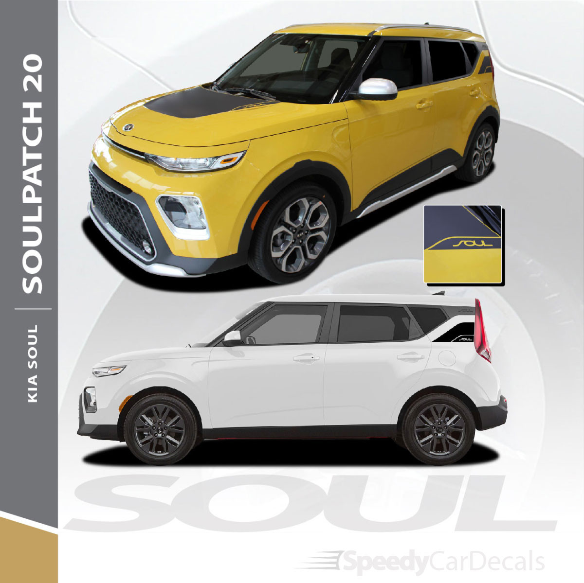 2020 Kia Soul SOULPATCH 20 Stripe Kit 2020 Kia Soul SOULPATCH 20 Stripe Kit