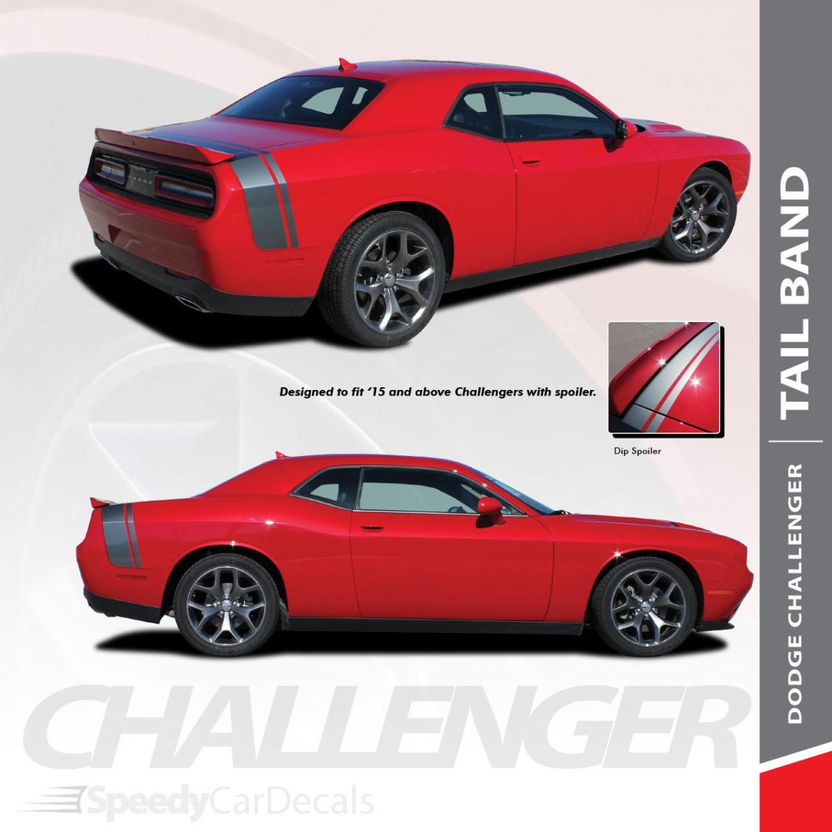 2015-2020 Dodge Challenger Tail Band Stripes and Decals