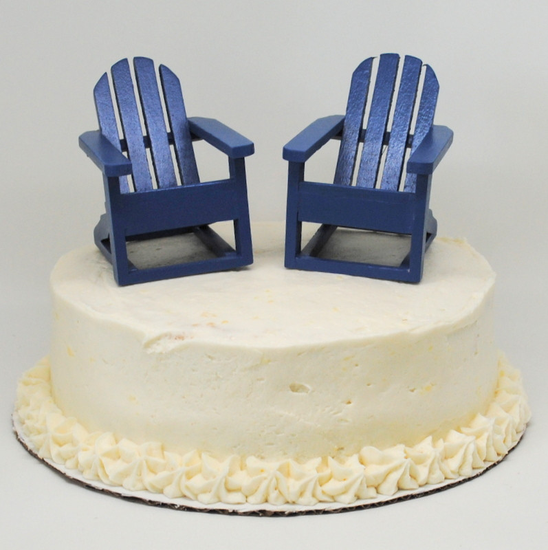 Mini Adirondack Chair Cake Topper