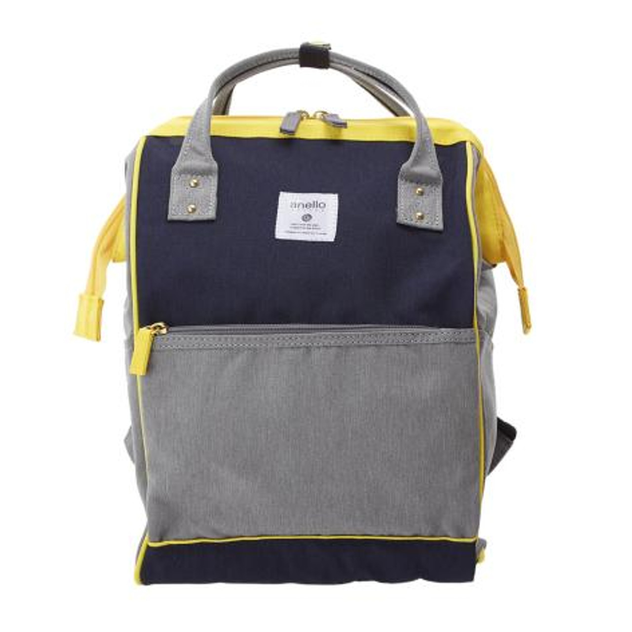 Anello Grande Mini Daypack Light Gray/ Yellow - Amiko Boutique