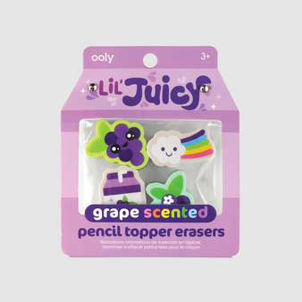 Ooly - Lil’ Juicy Grape Scented Pencil Toppers