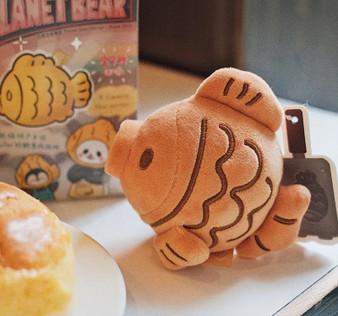 Planet Bear PanPan's Taiyaki Plush Pendant Blind Box (Random)